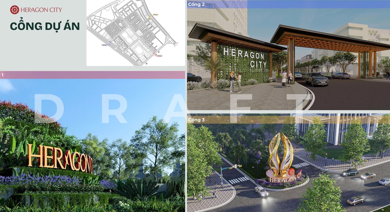 Cảnh quan Heragon City Nam Ngạn