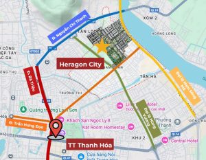 Vị trí Heragon Nam Ngạn 